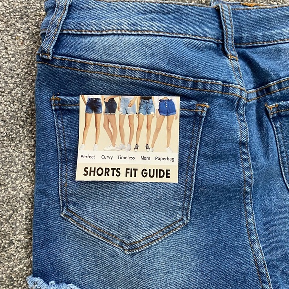 High Rise Jean Shorts - Picture 11 of 11